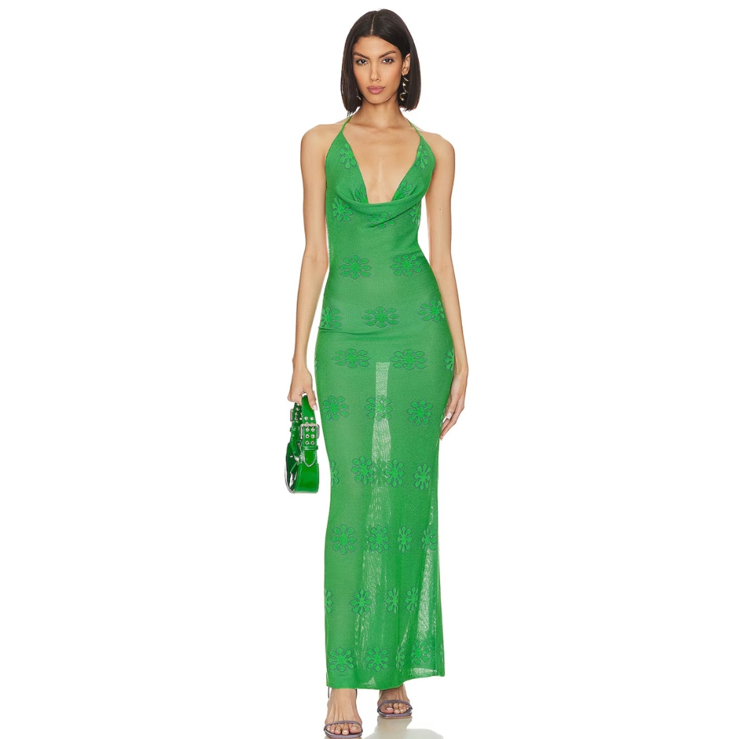 Asta Resort Klara Maxi Dress in Jade NWT Size Small