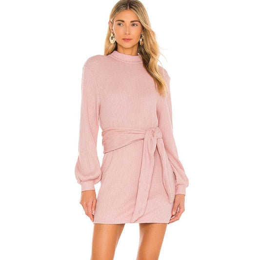 MAJORELLE Edwin Mini Dress in Pink NWT Size Small