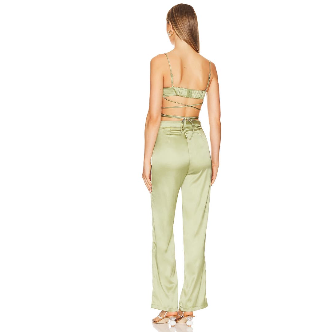 Superdown Maeve Pant Set in Sage NWT Size XS