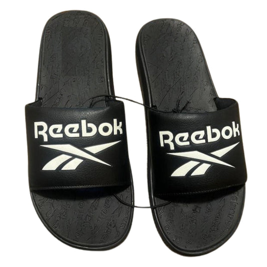 Reebok Adjustable Slip-On Slide Sandals - Black - Size US 2