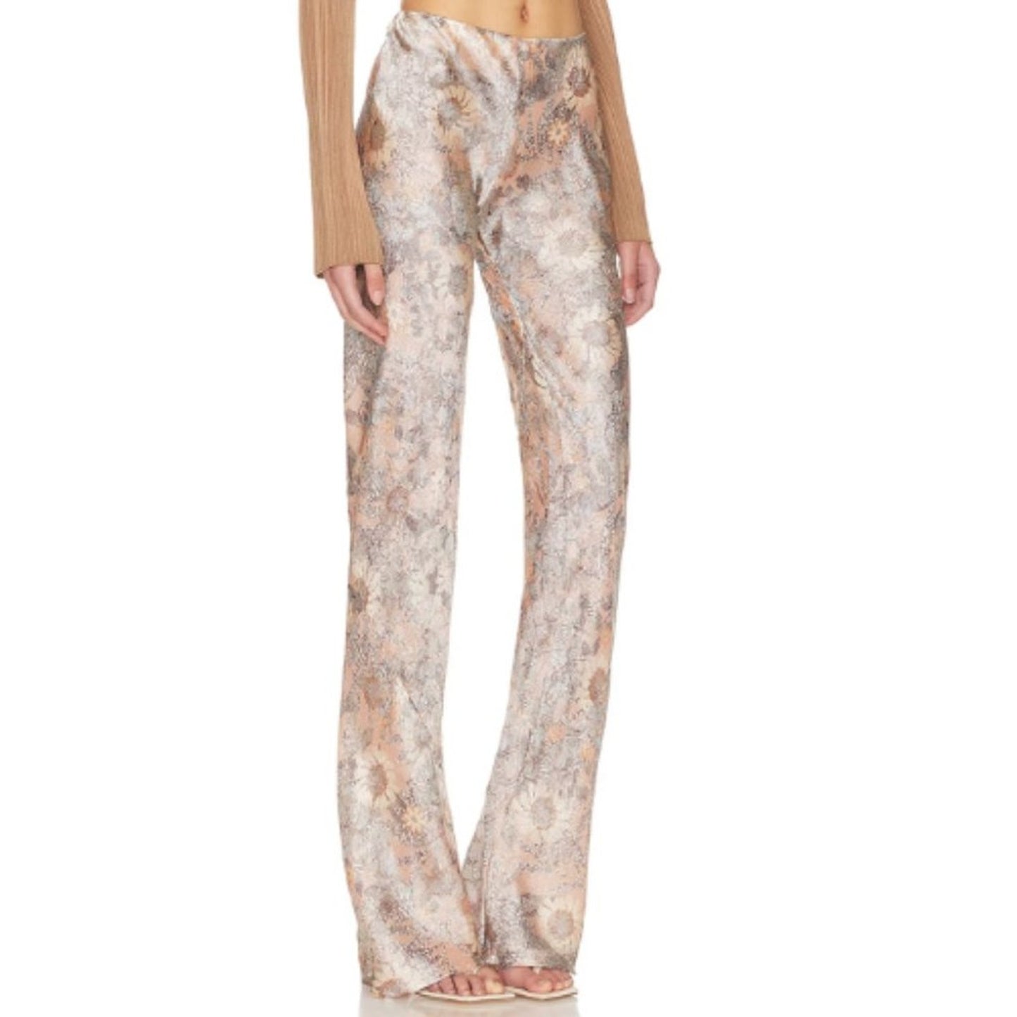 Bec + Bridge Nina Pant in Blush Jacquard NWT Size 12 US