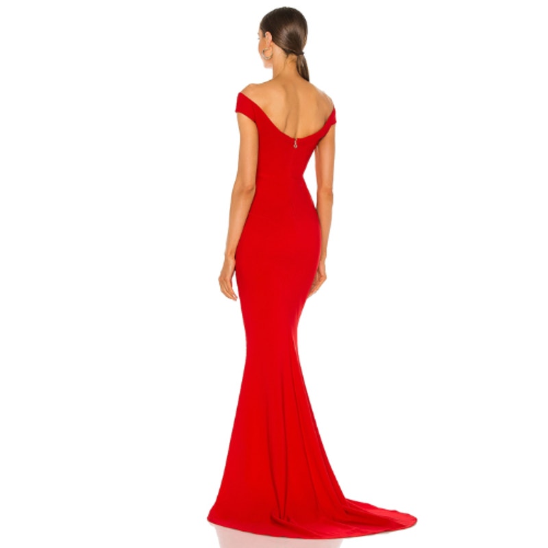 Nookie x REVOLVE Allure Gown in Cherry NWOT XS