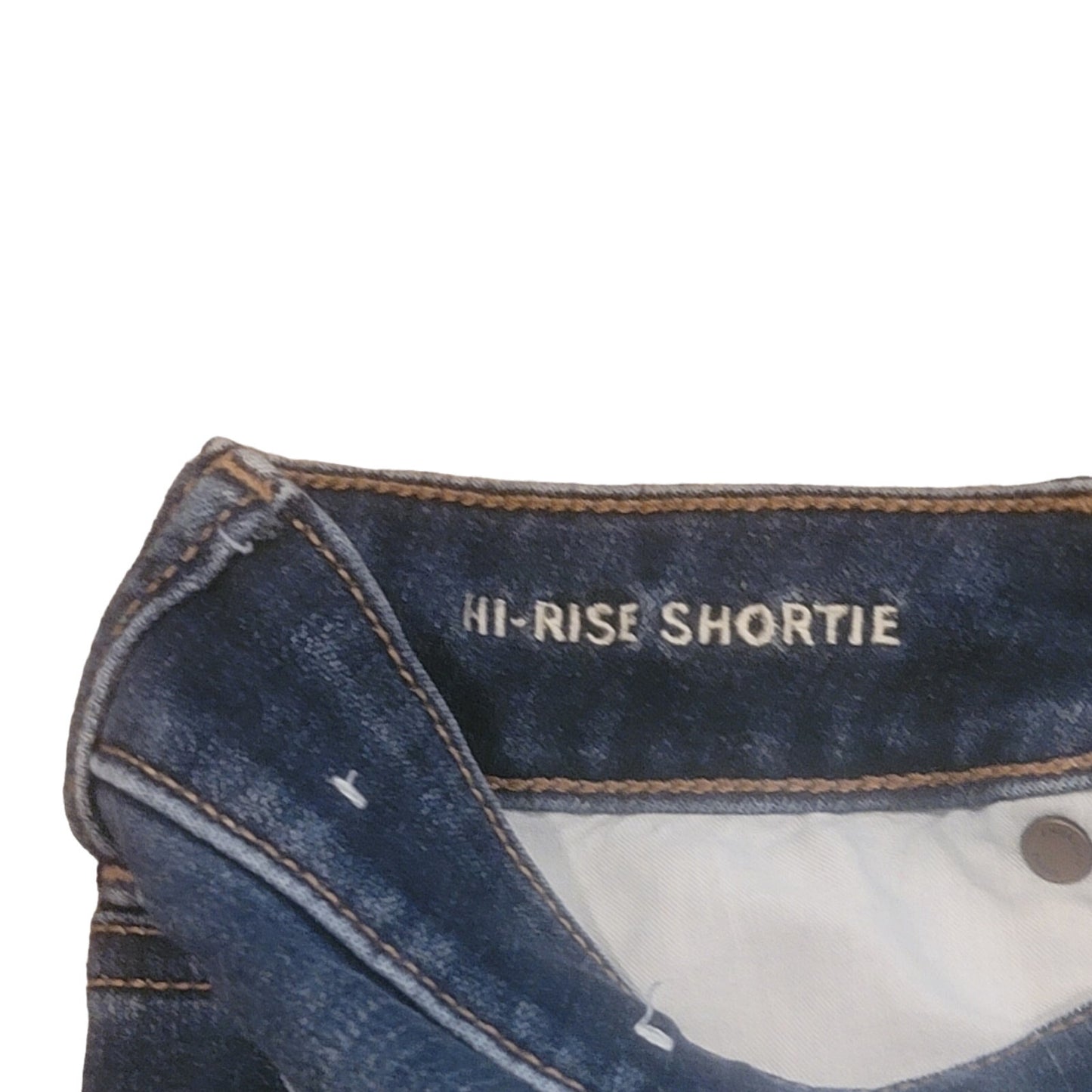 American Eagle Ne(x)t Level Hi-rise shortie Dark Wash Size 10