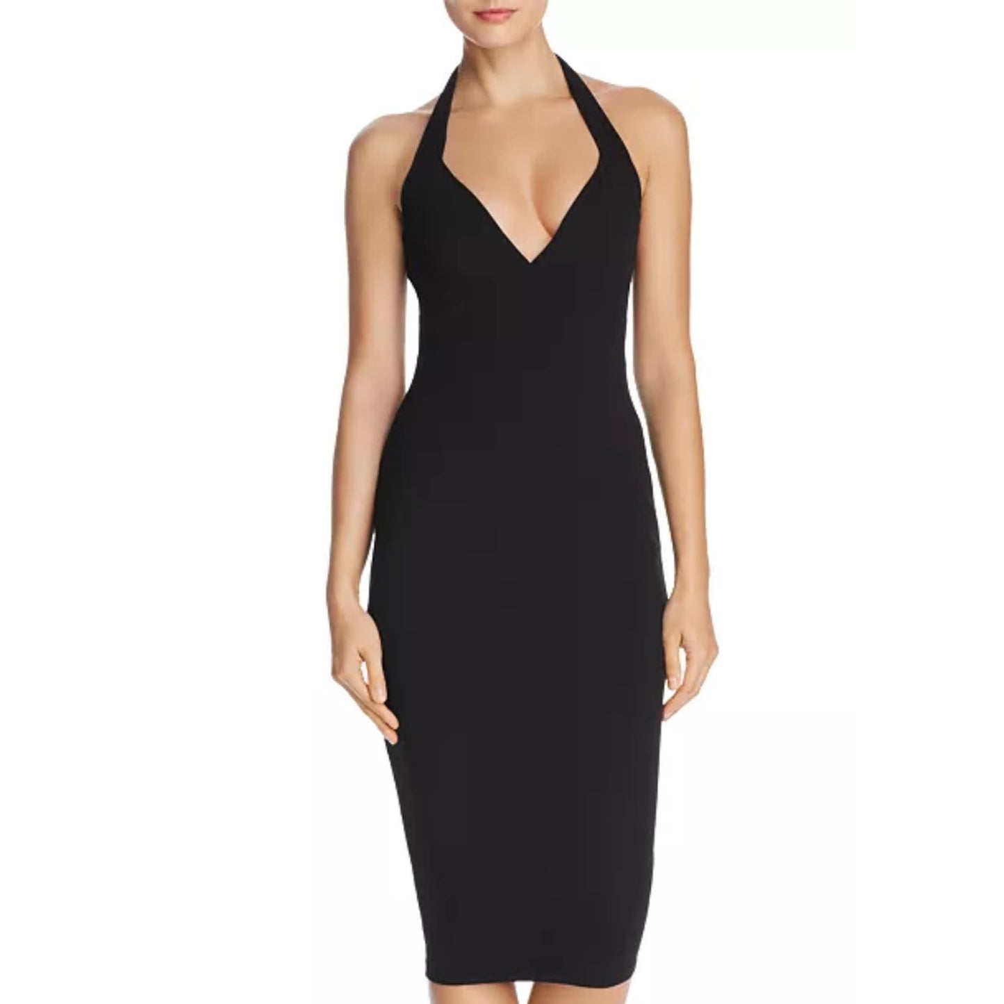 Nookie X Revolve Medea Midi Dress in Black NWT Size M