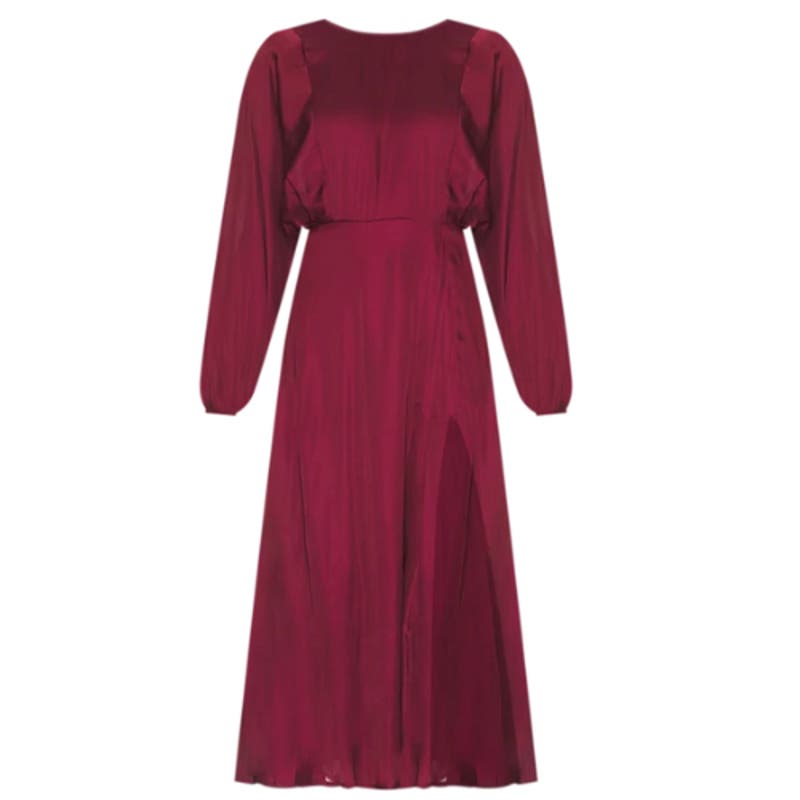 ASTR the Label Marin Dress in Wine NWT Size XS