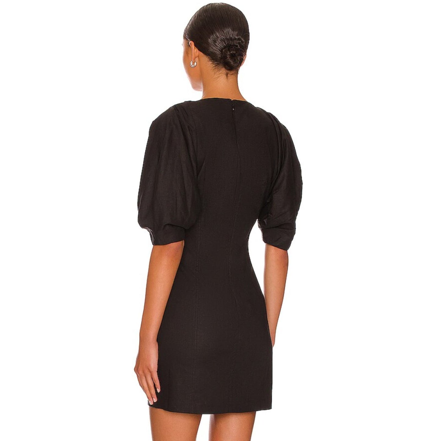 L'Academie Ottilie Mini Dress in Black NWT Size Medium