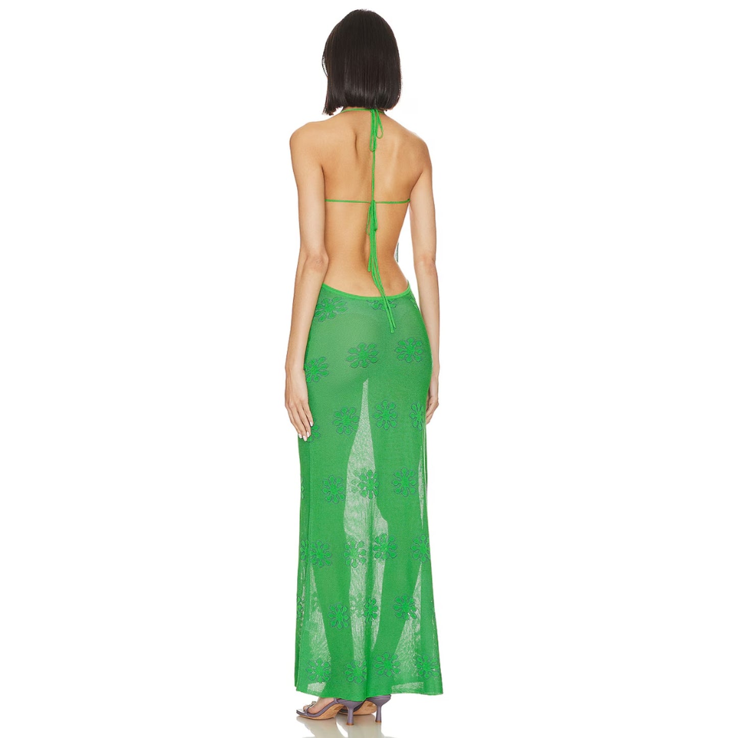 Asta Resort Klara Maxi Dress in Jade NWT Size Small