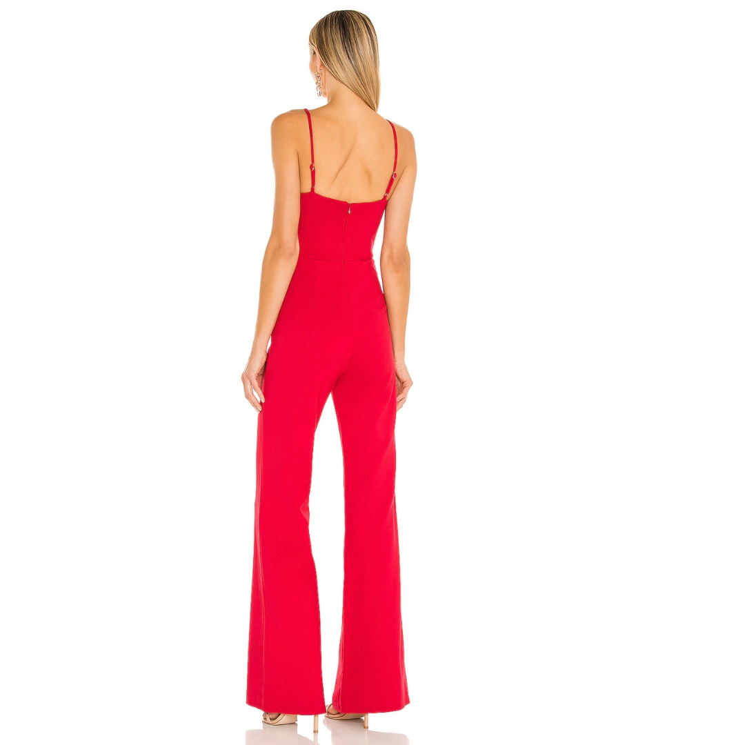 Lovers and Friends Lavinia Jumpsuit in Cherry Red NWT Size Small