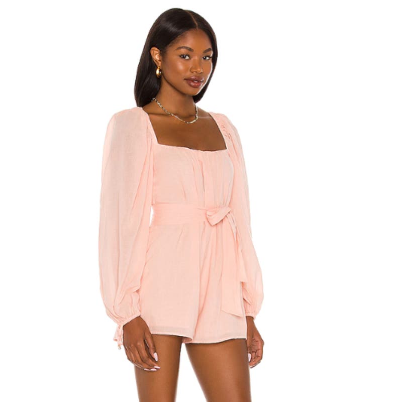 Majorelle Scottie Romper in Blush Nude NWOT Size Small