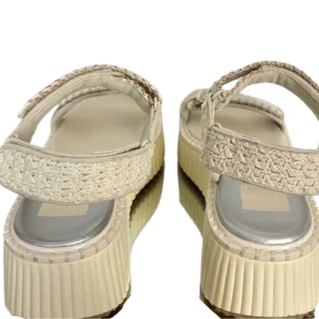 Dolce Vita Debra Sandal in Ivory Suede Pre Loved Size 7.5