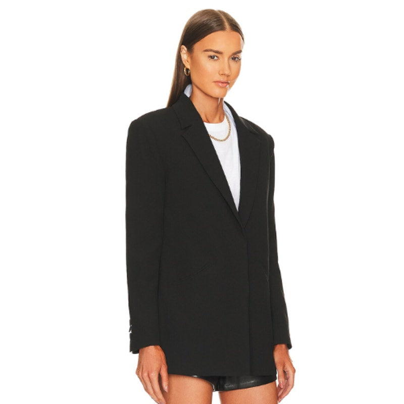 L'Academie Power Blazer in Black NWT Size Small