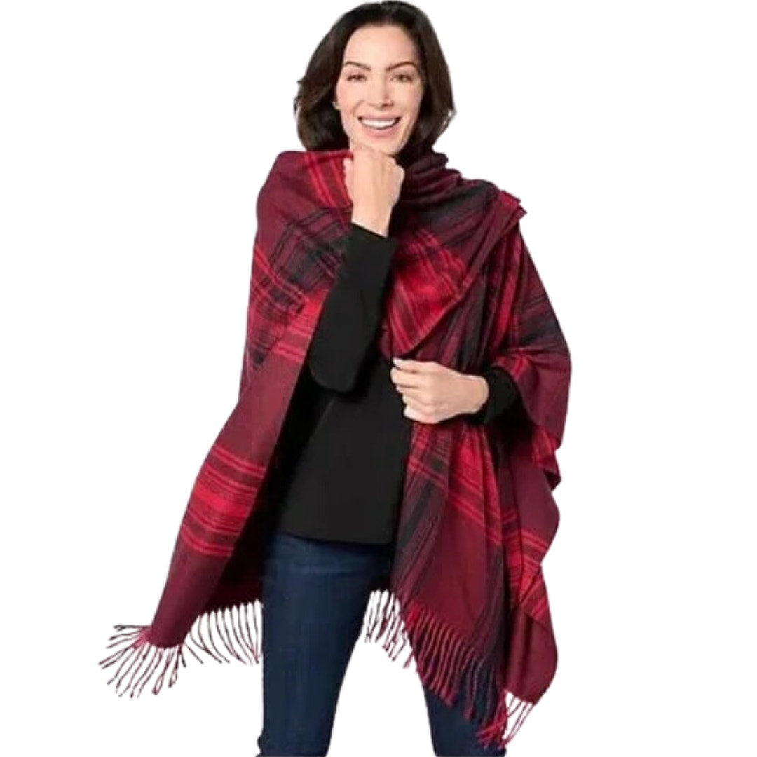 Belle by Kim Gravel Wrapping All The Way in Cozy cabin NWT One Size