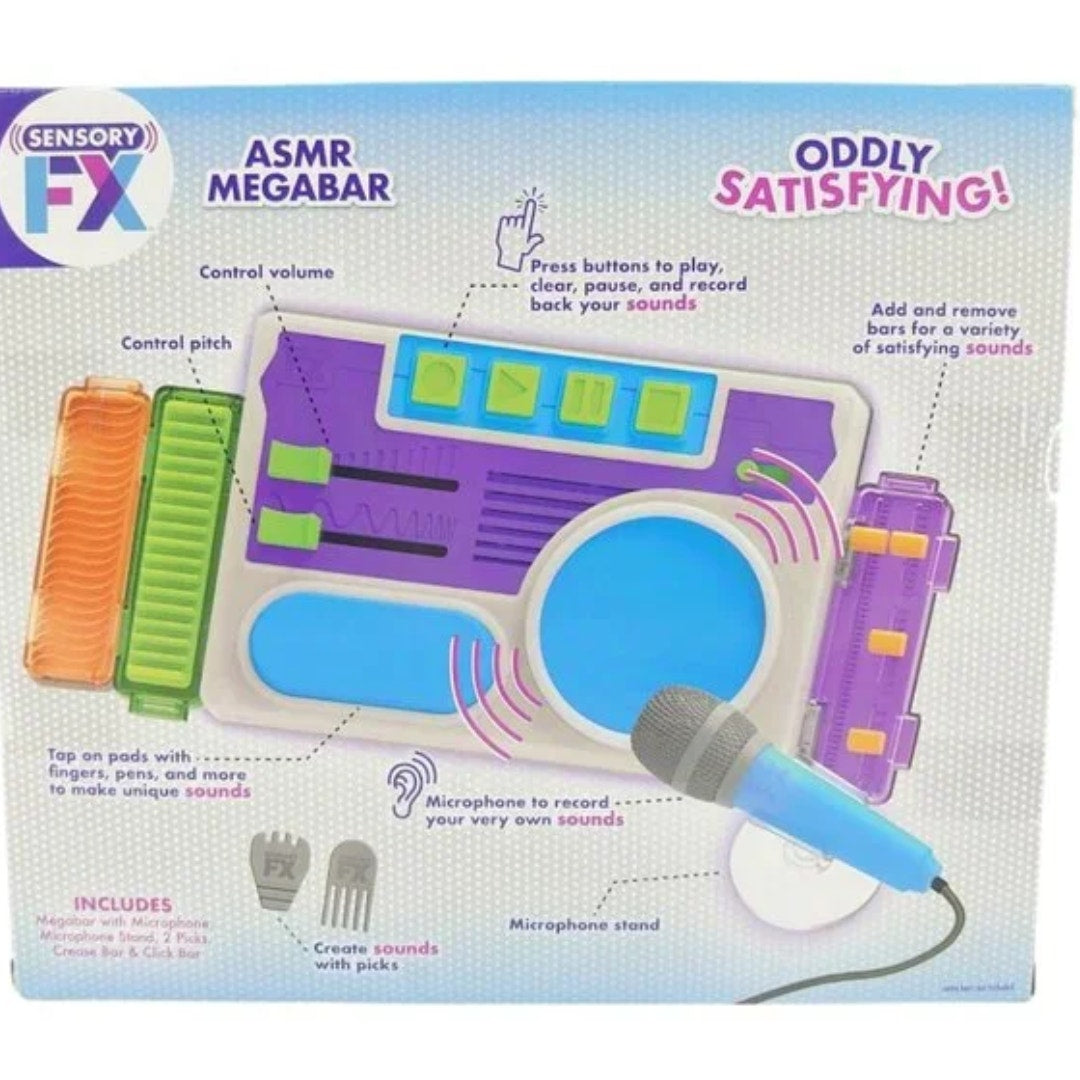 Sensory FX ASMR Mega Bar Oddly Satisfying Sounds Soundboard Kit NEW