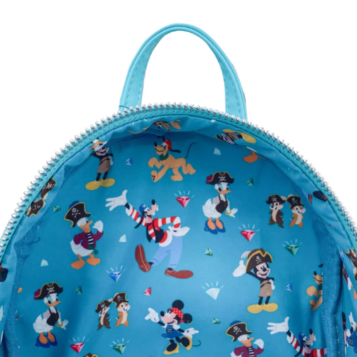 Loungefly Mickey Mouse Blue Pirates Backpack NEW