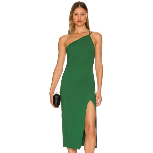 Lovers & Friends Kim Midi Dress in Dark Green NWT Size Small