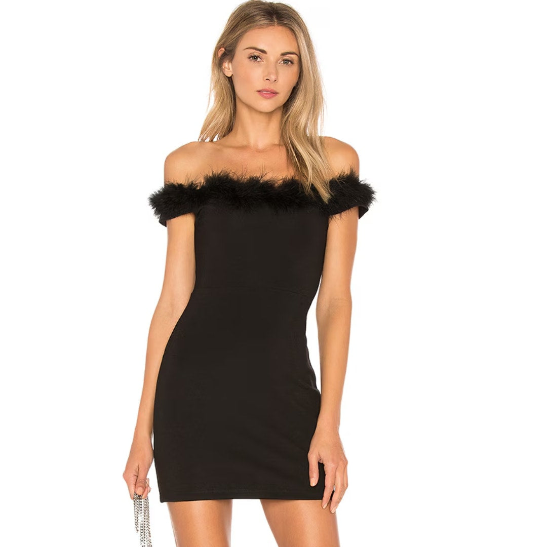 NBD Marisole Mini Dress in Black NWT Size Small