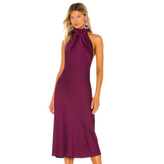 Lovers and Friends Raya Midi Dress in Purple NWT Size Small