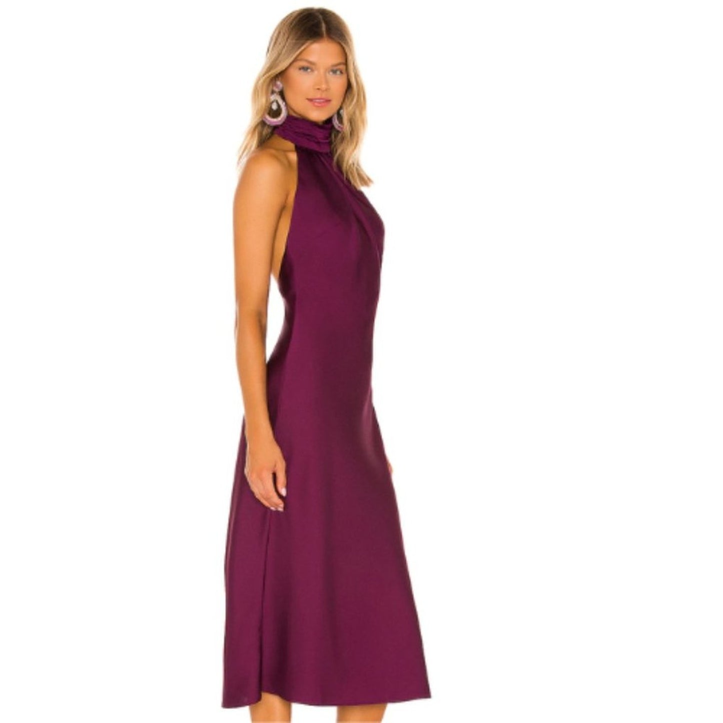 Lovers and Friends Raya Midi Dress in Purple NWT Size Small