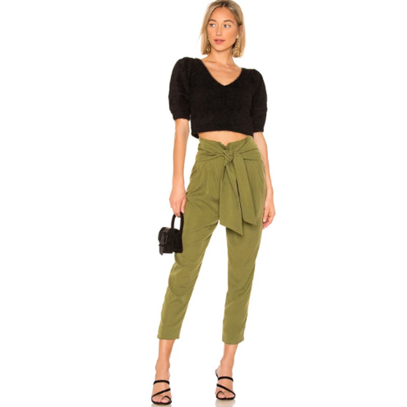 House of Harlow x REVOLVE Leland Pant in Olive NWT Size Small