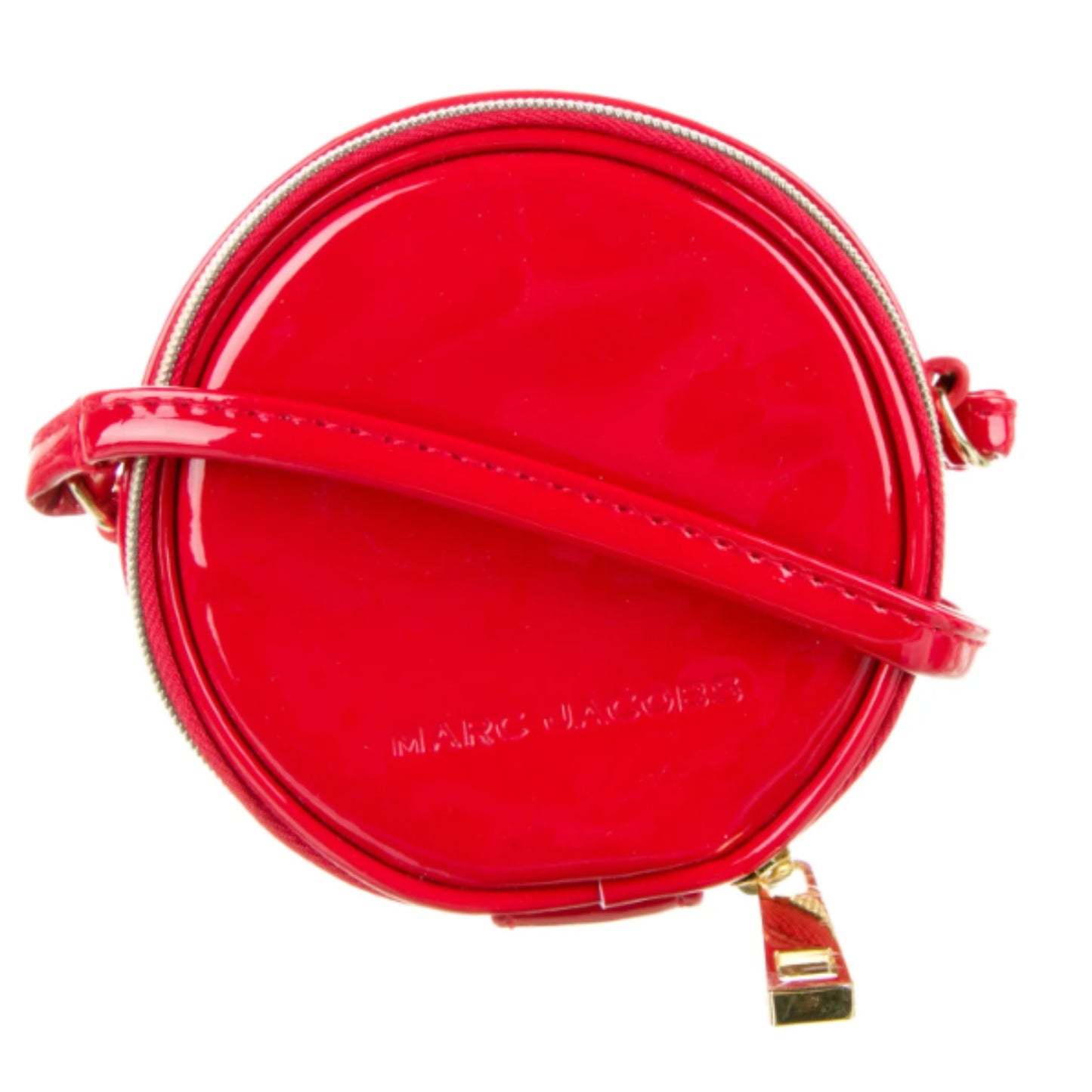 Marc Jacobs Red Patent Leather Canteen Bag NEW