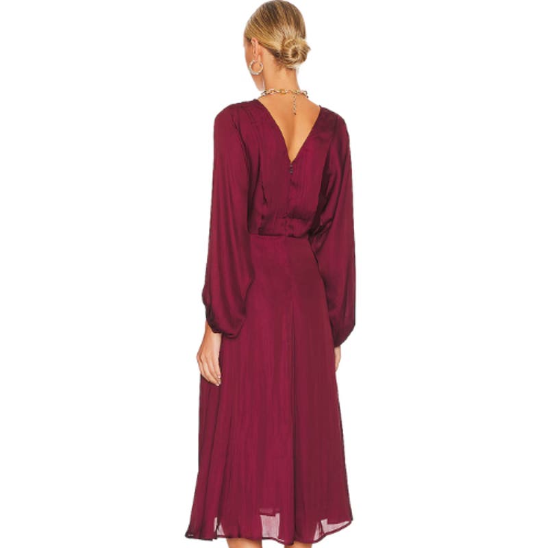 ASTR the Label Marin Dress in Wine NWT Size XS