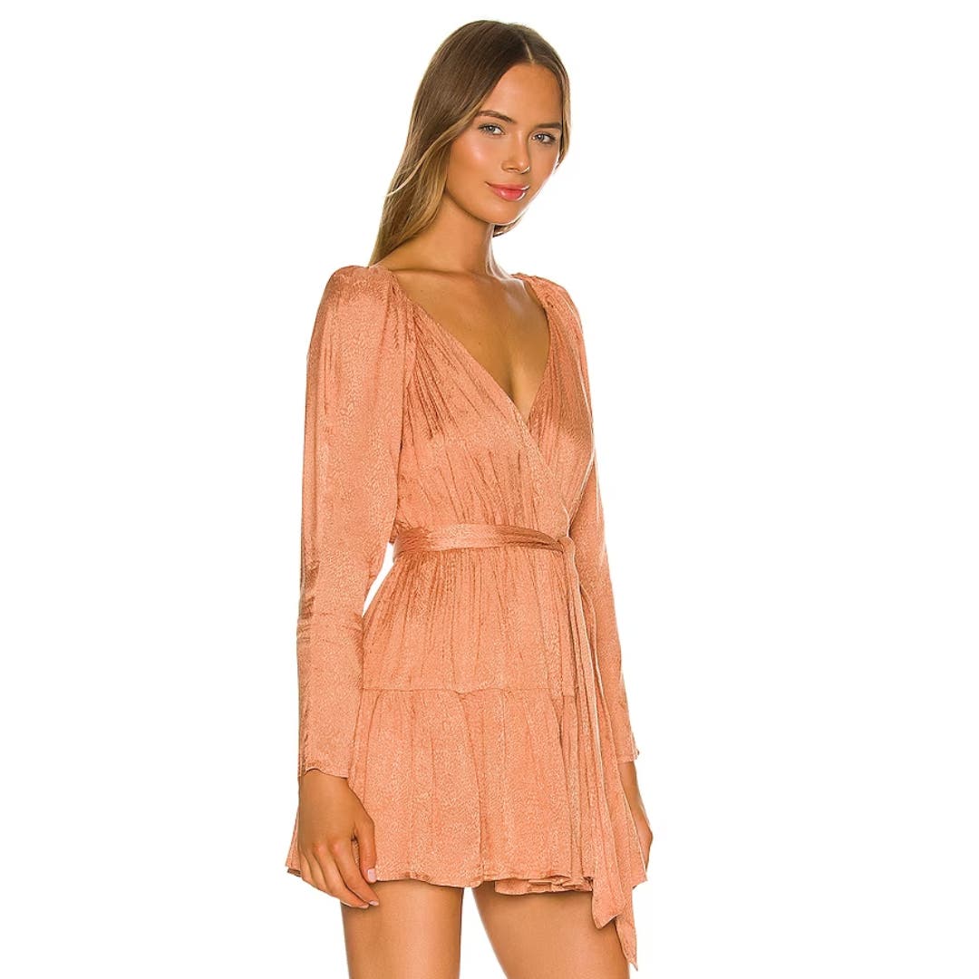 Lovers and Friends Corinne Mini Dress in Clay NWT Size Small
