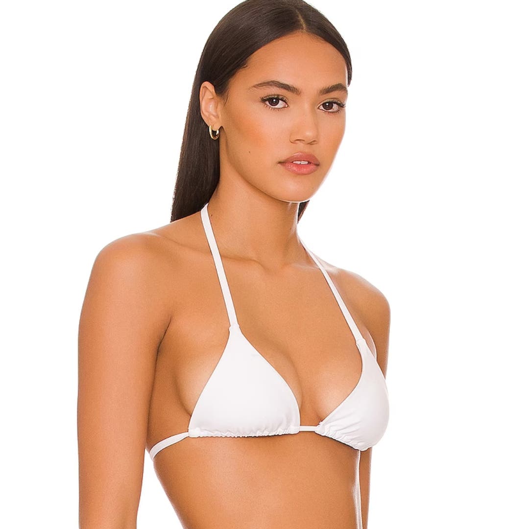 Superdown Pamela 2 Piece Bikini Top & Bottom in White NWT Size Small