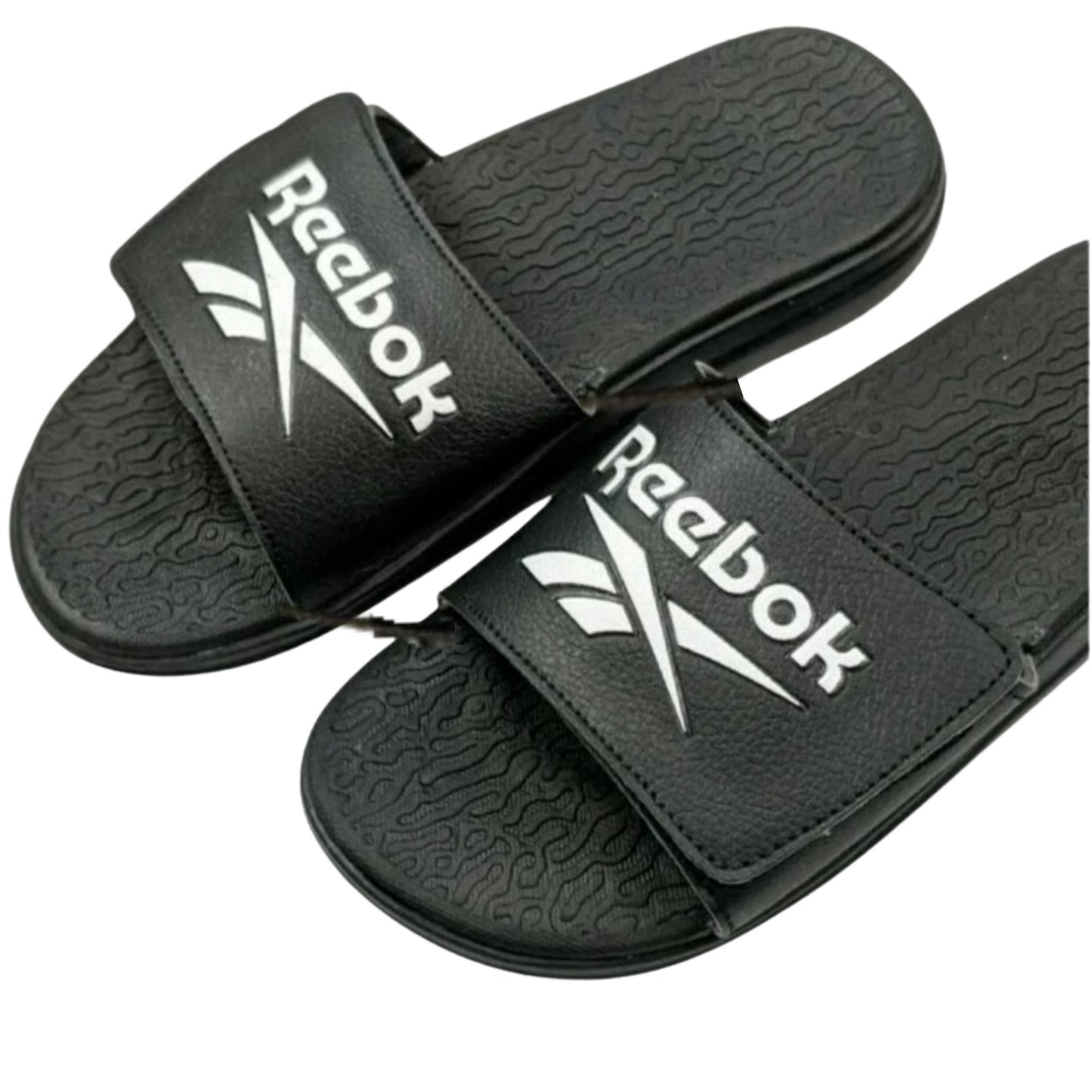 Reebok Adjustable Slip-On Slide Sandals - Black - Size US 2