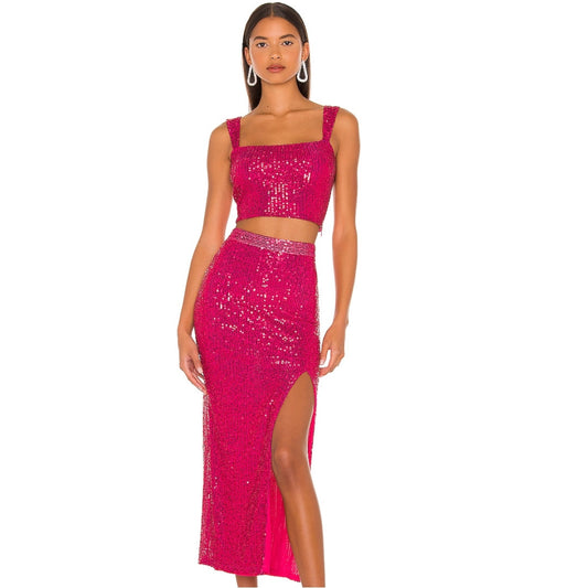 SAYLOR Brinkley Set in Fuchsia 2 Piece Set NWT Size Medium