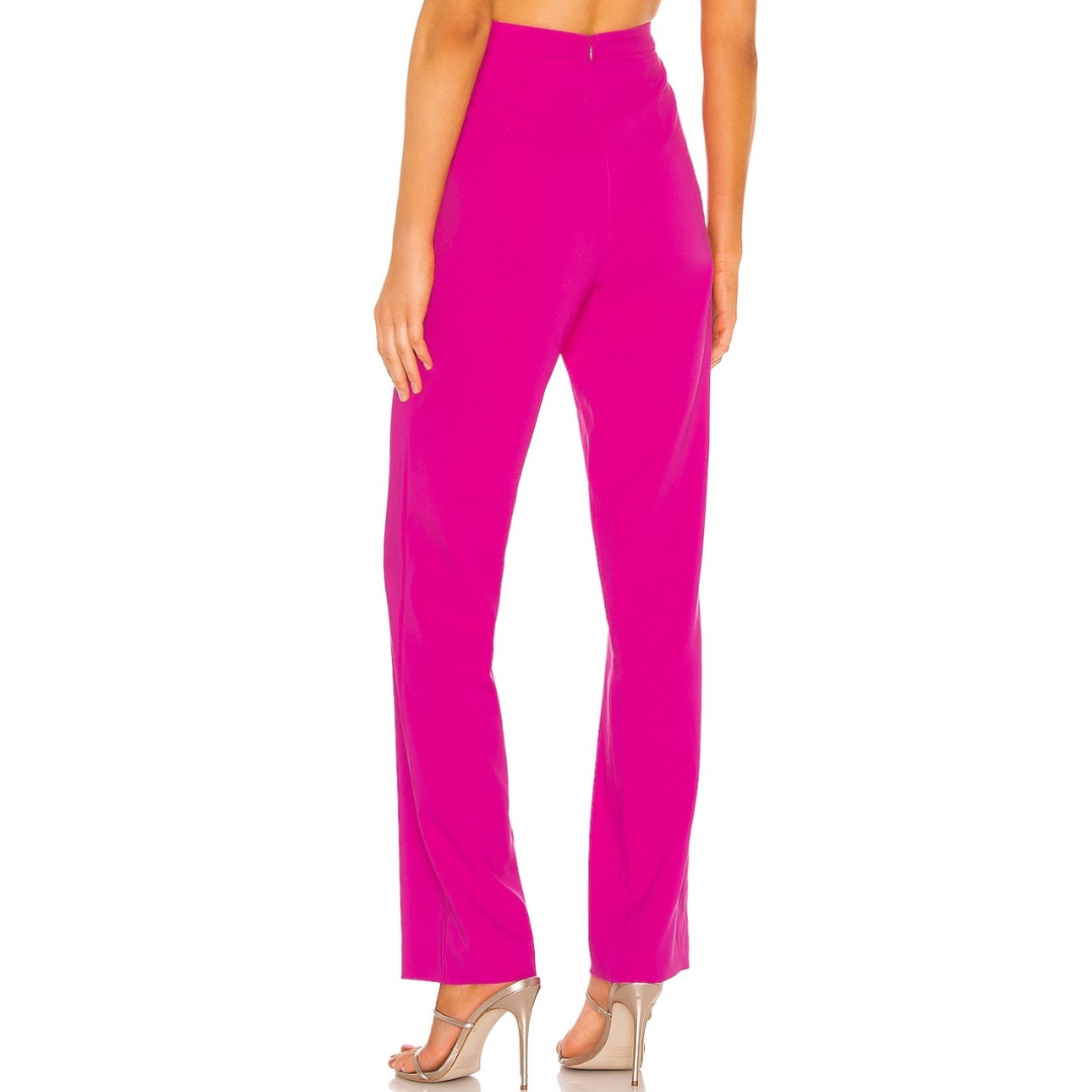 NBD Topaz Bandeau Top & Pants 2 piece Set in Magenta NWT Size Small