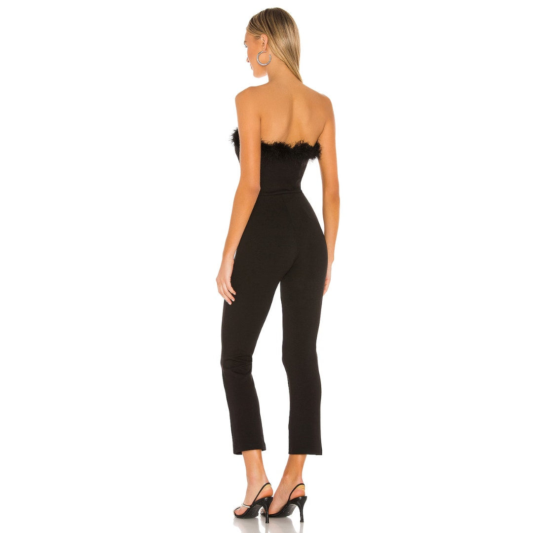 Lovers and Friends Demi Jumpsuit in Black NWT Size XL