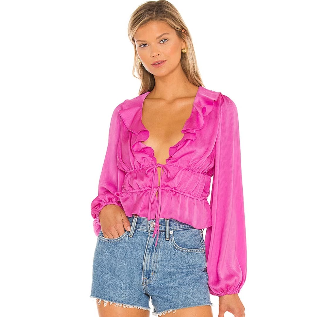 Lovers & Friends Aries Top in Pink NWT Size Small