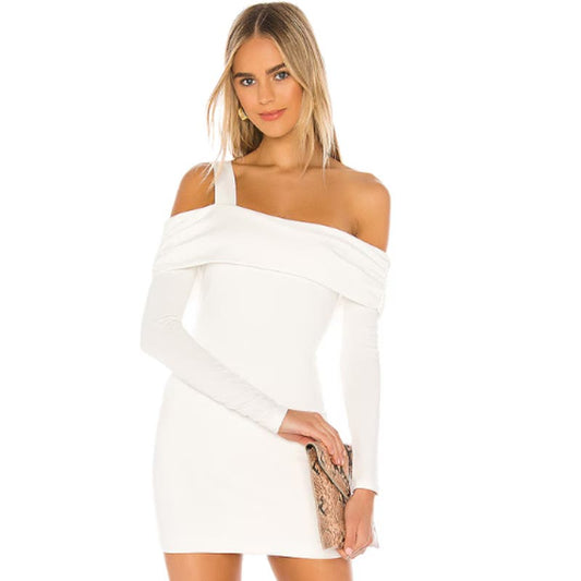 Lovers + Friends Gabrielle Mini Dress in Off White NWOT Size Small