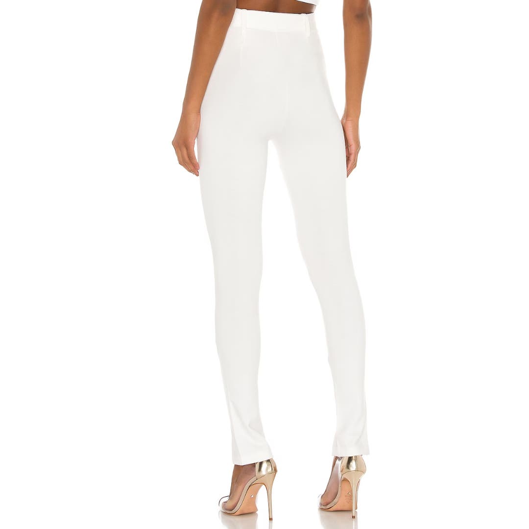 Revolve x h:ours Allison Legging in White NWOT Size Small