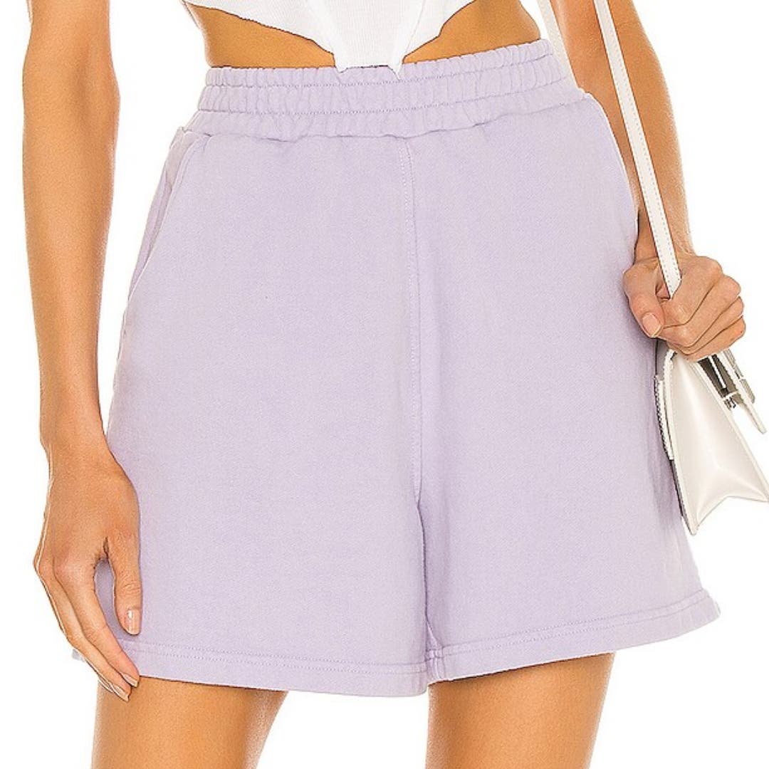 SIXTHREESEVEN The Sweat Short in Lavender NWOT Size Small