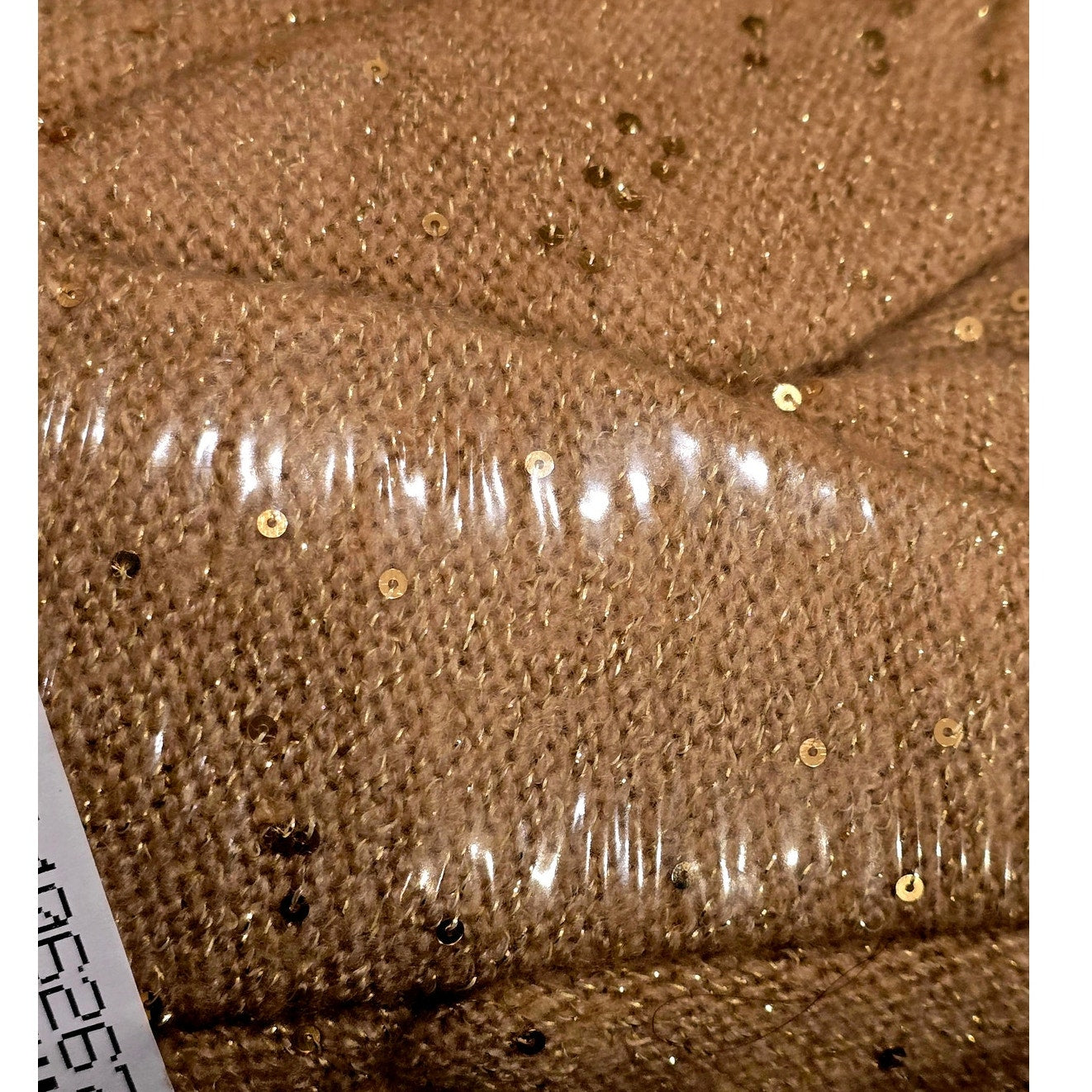 Belle by Kim Gravel Sparkling Sequin Stardust in Gold NWT Size XS