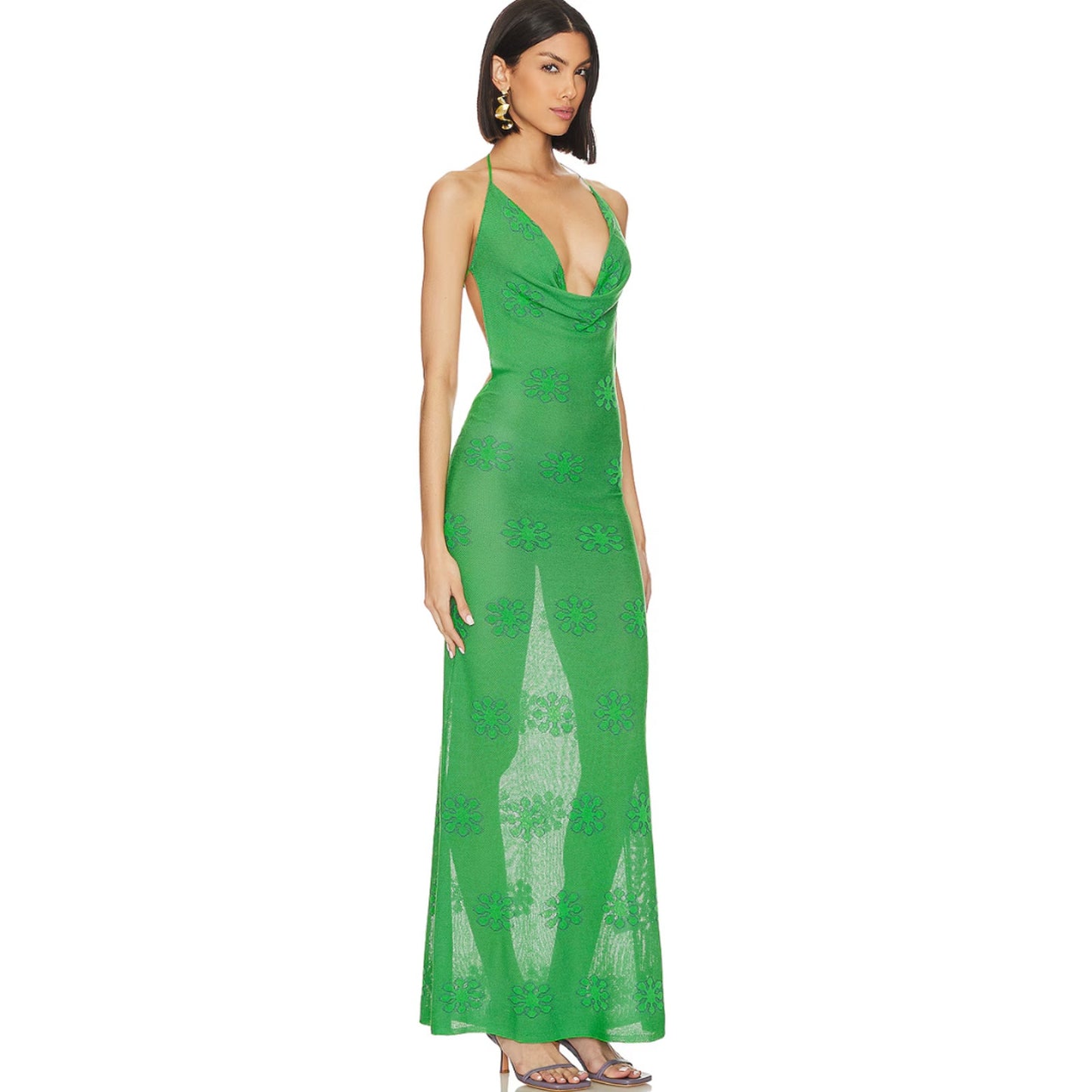 Asta Resort Klara Maxi Dress in Jade NWT Size Small