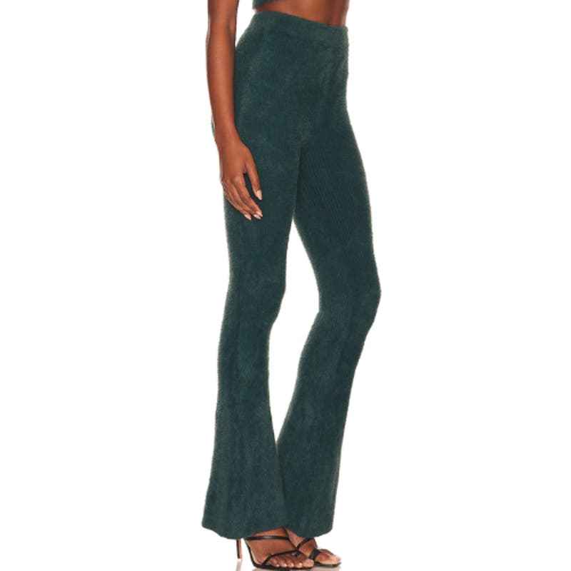 Lovers and Friends Ellena Knit Pants in Dark Teal NWOT Size Small