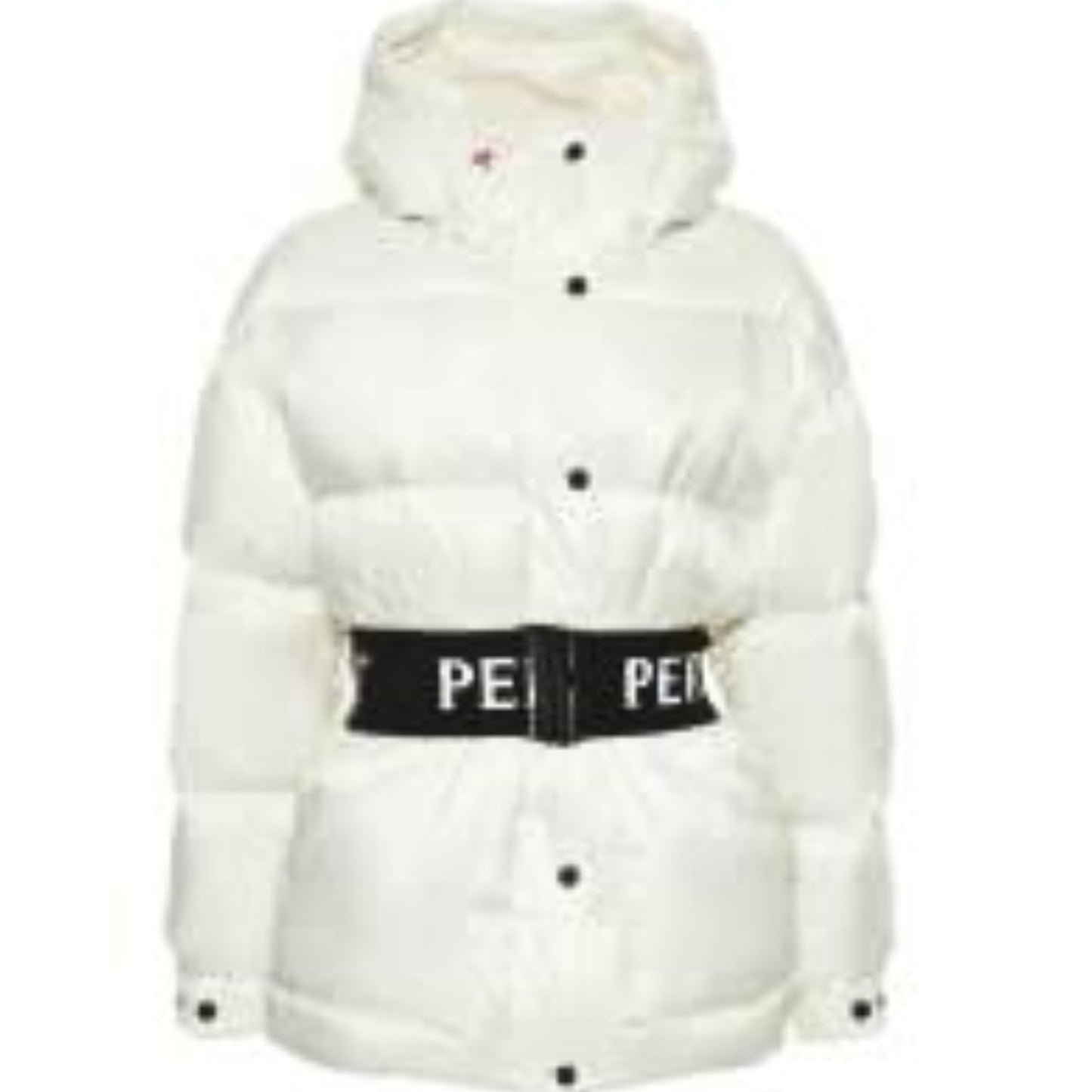 .Perfect Moment Over Size Parka II in Snow White & Black NWT Size Small