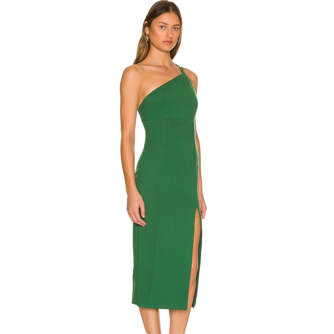 Lovers & Friends Kim Midi Dress in Dark Green NWT Size Small