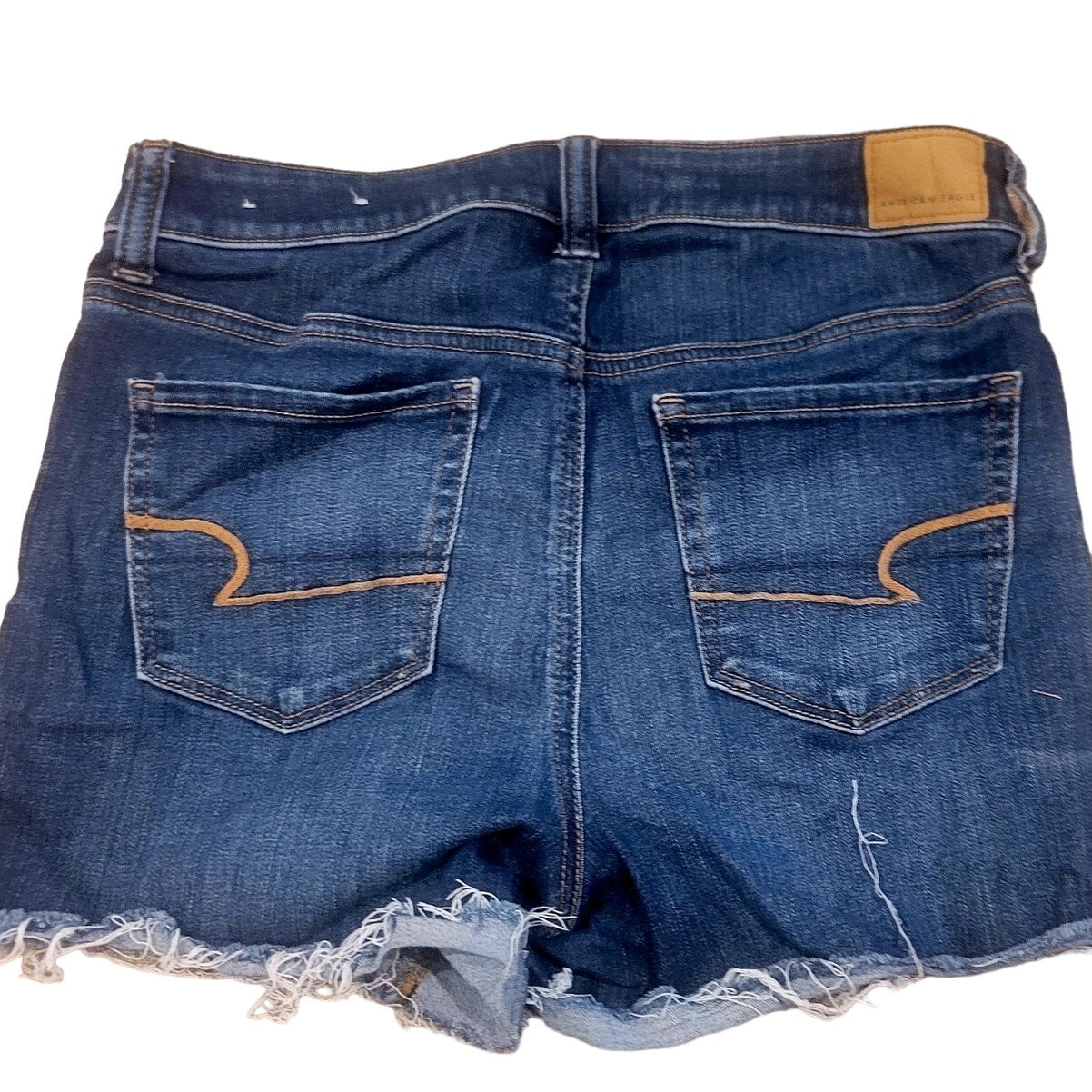 American Eagle Ne(x)t Level Hi-rise shortie Dark Wash Size 10