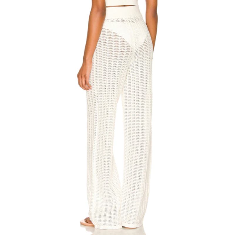 Tularosa Maeve Knit Pant in Ivory White NWT Size Small