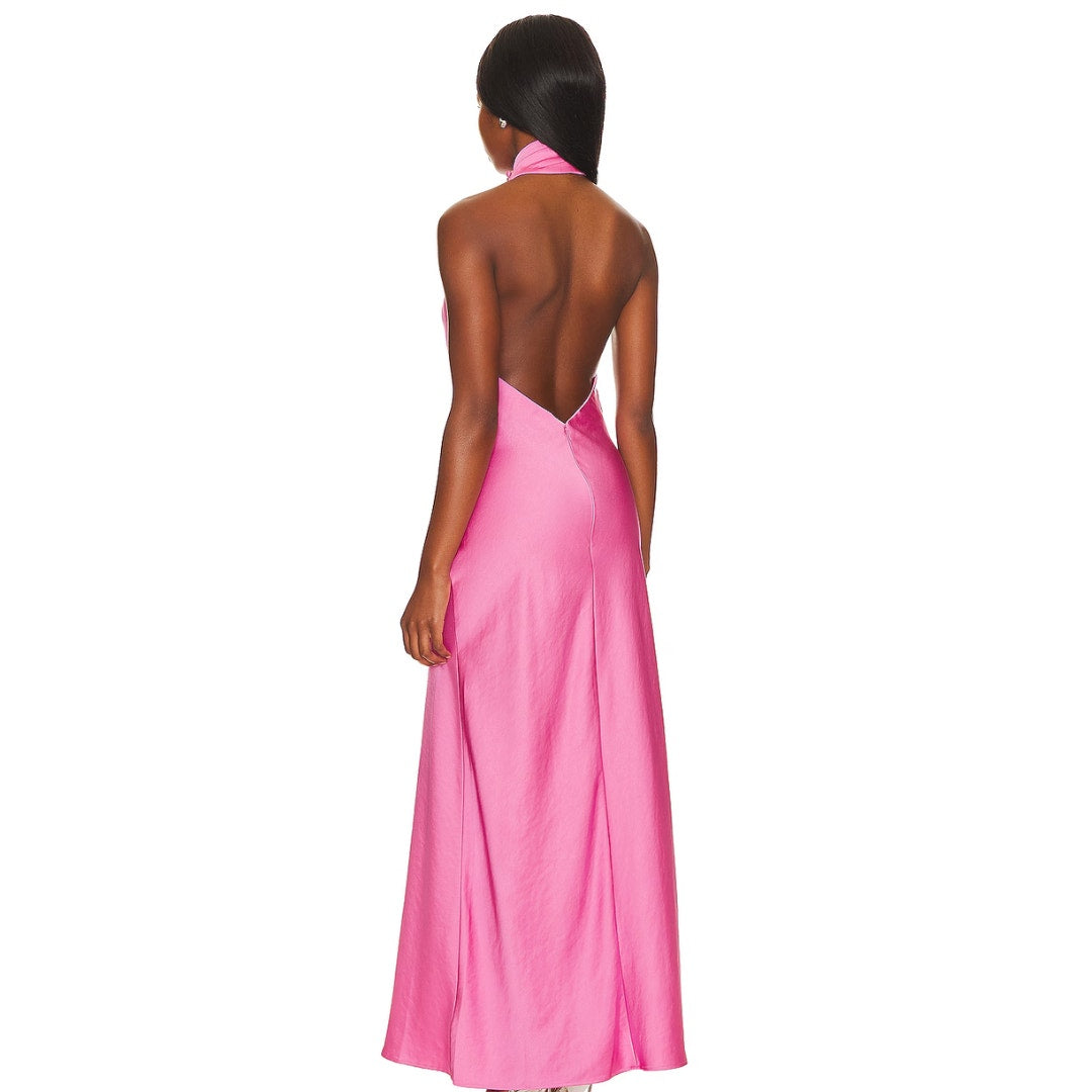 Significant Other Darcy Backless Dress in Pop Pink NWT Size 2 US