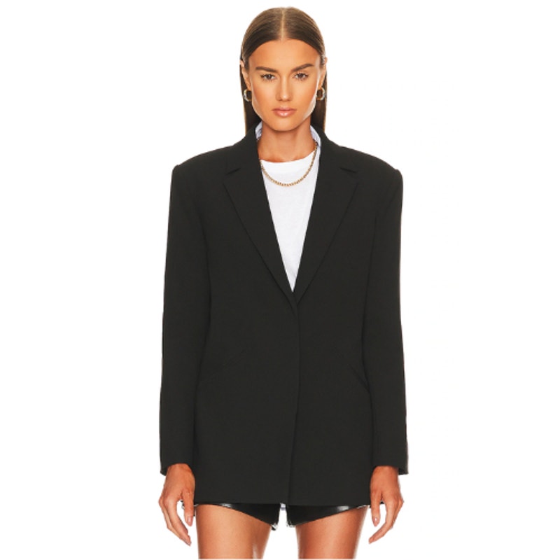 L'Academie Power Blazer in Black NWT Size Small