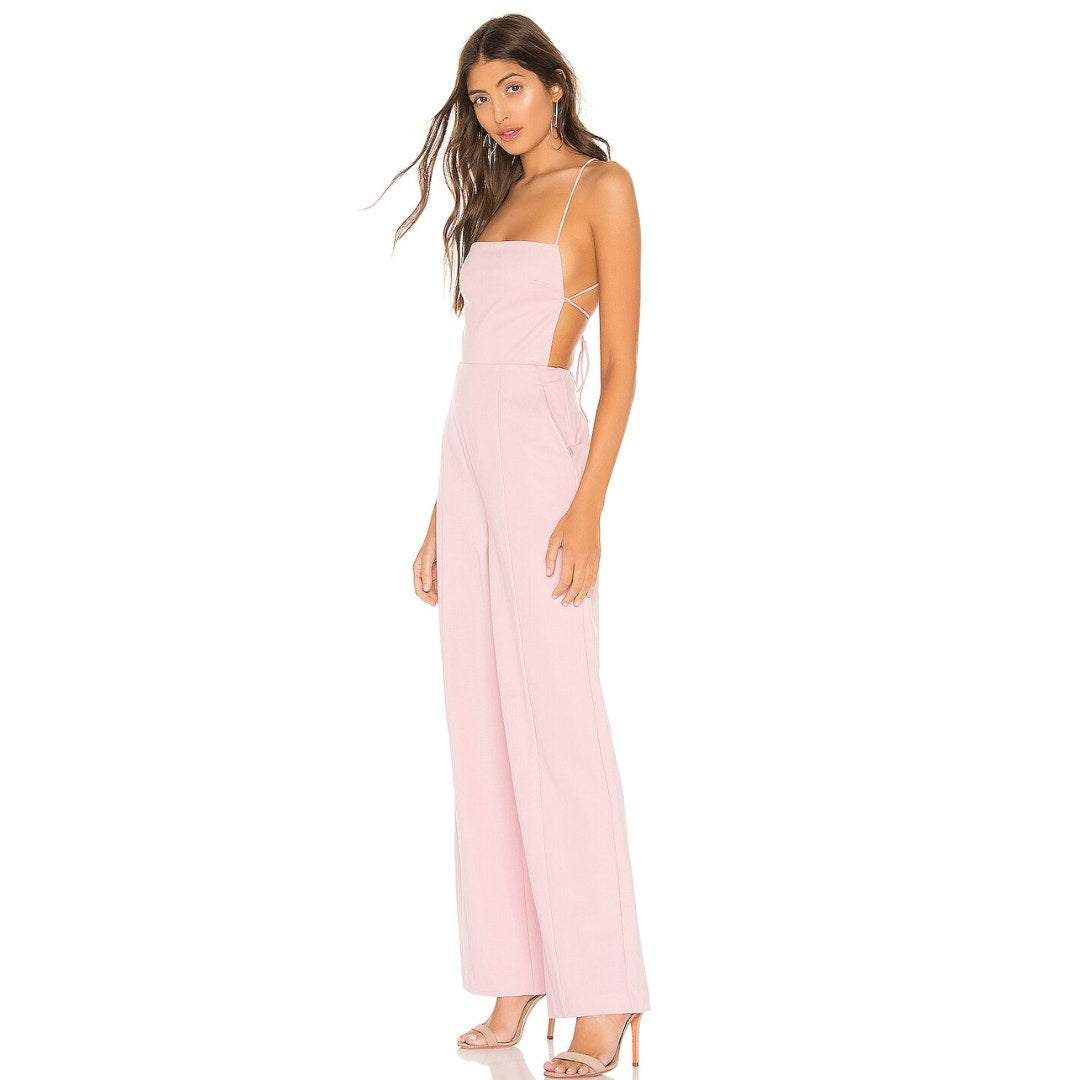 NBD Prosecco Jumpsuit in Pink Size Small