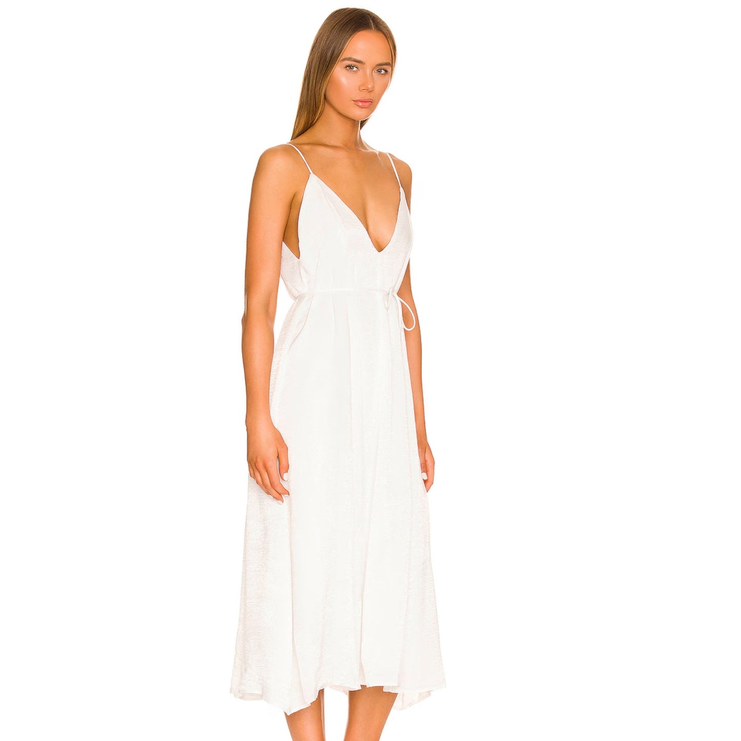 RESA Hannah Midi Dress in Ivory NWT Size Medium