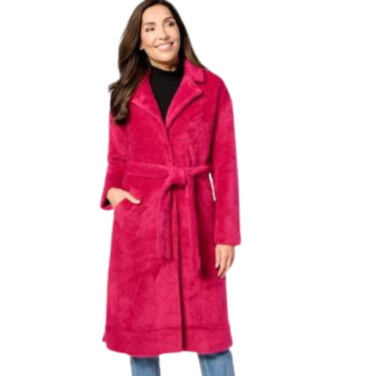 Isaac Mizrahi Live! Cozy Wrap Long Coat New in Package Size Small