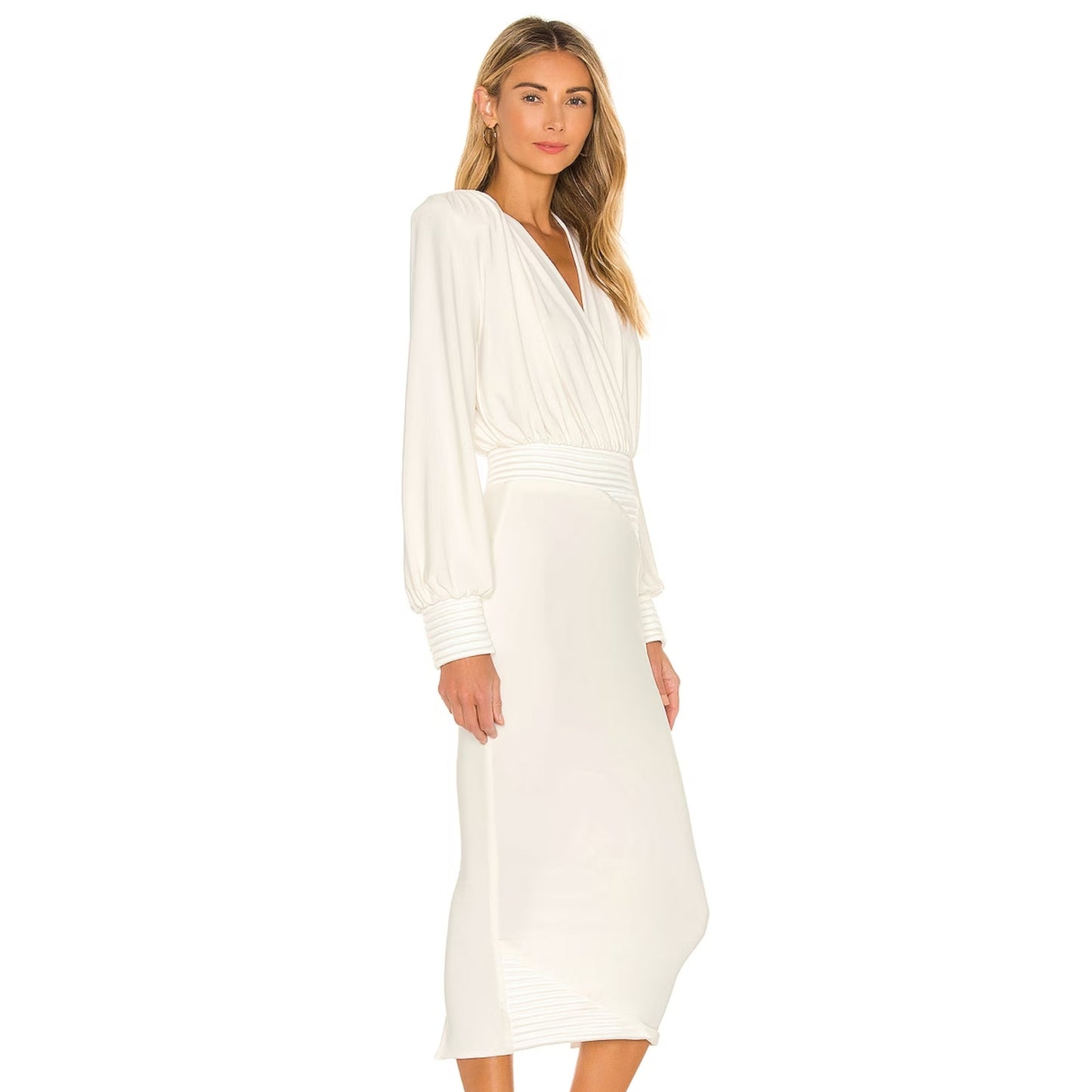 Zhivago Lover Man Midi Dress in White Size 2 U.S. / 6 U.K.