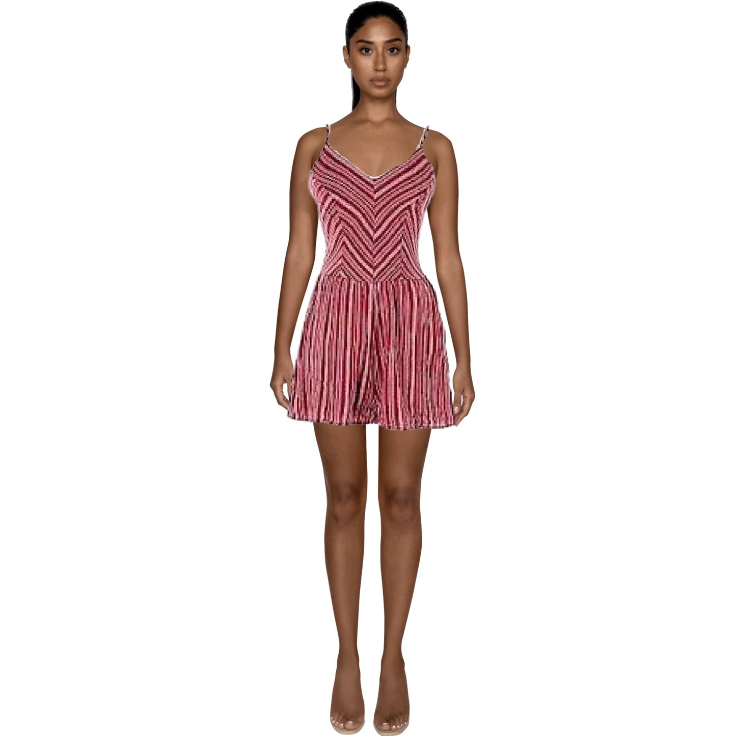 One Clothing x Anthropologie Red & White Romper NWT Size Small