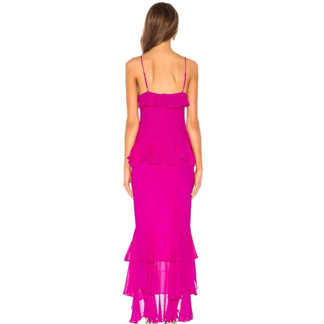 Lovers & Friends Melissa Gown in Magenta NWT Size Small